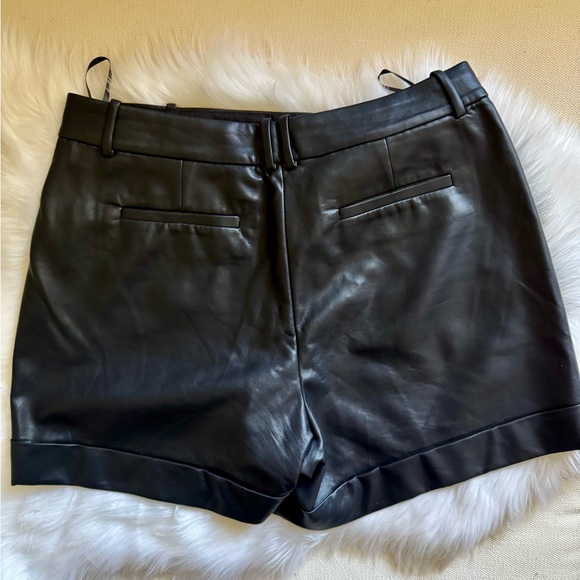 J.Crew black “leather” shorts - Picture 3 of 8